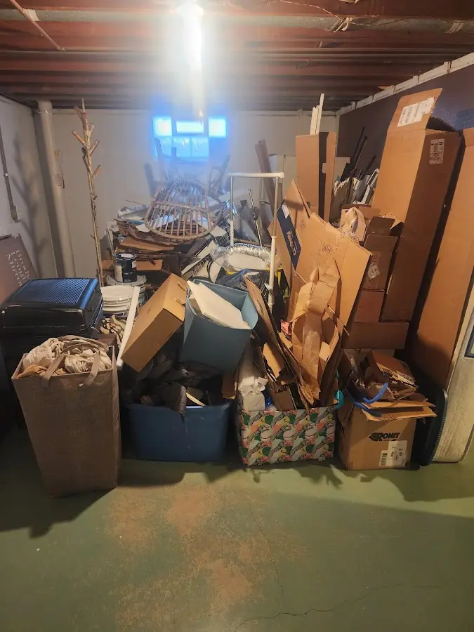 Roll-off dumpster container at job site for 40 Yard Dumpster Rental in Morada